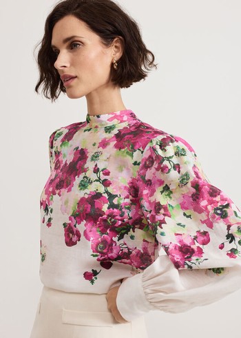 Phase Eight Winnie Floral Shirts Multicolor Canada | EWGVMK-961